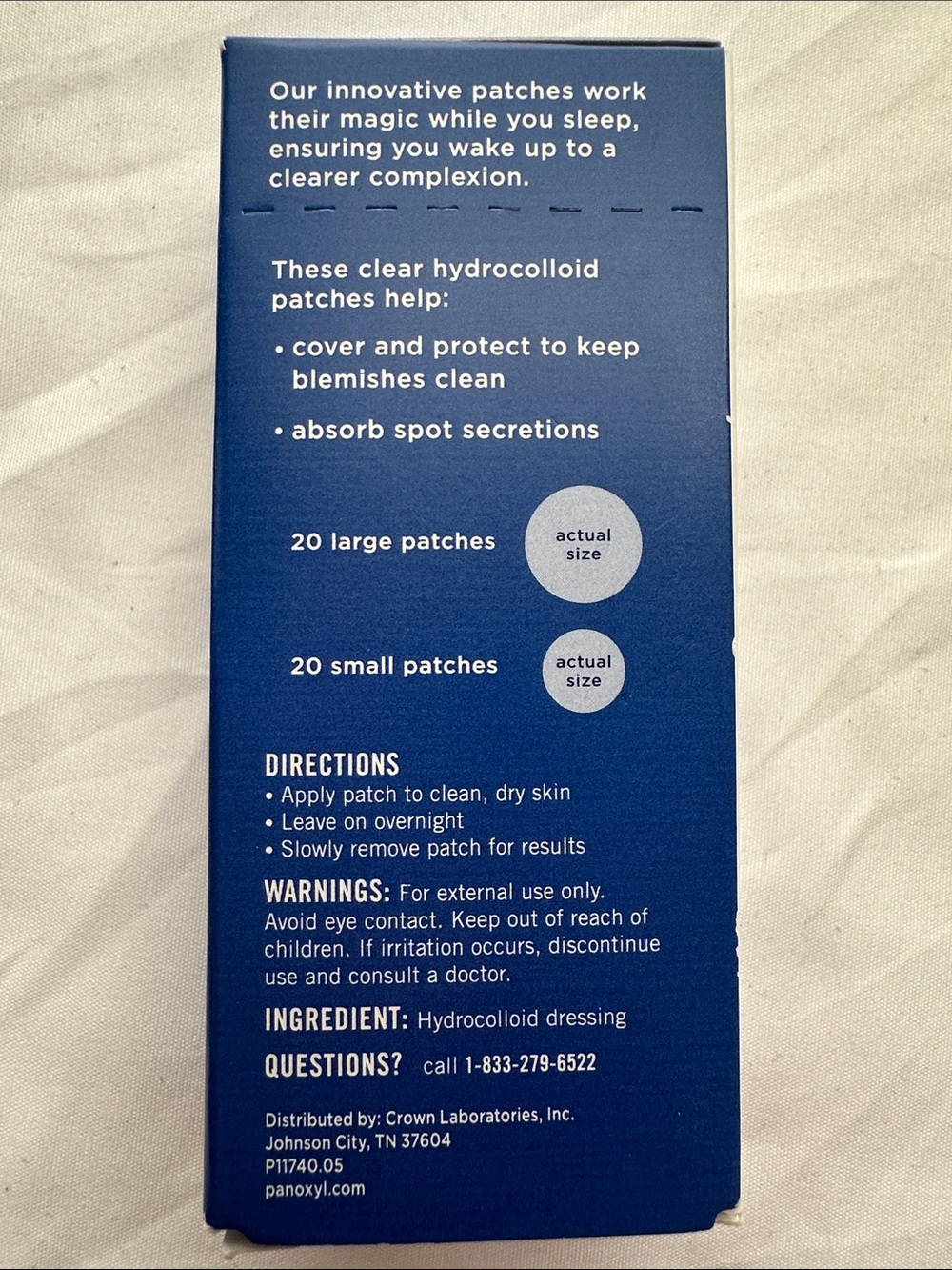 PanOxyl Overnight Spot Patches - 40 Count - Picture 2 of 5